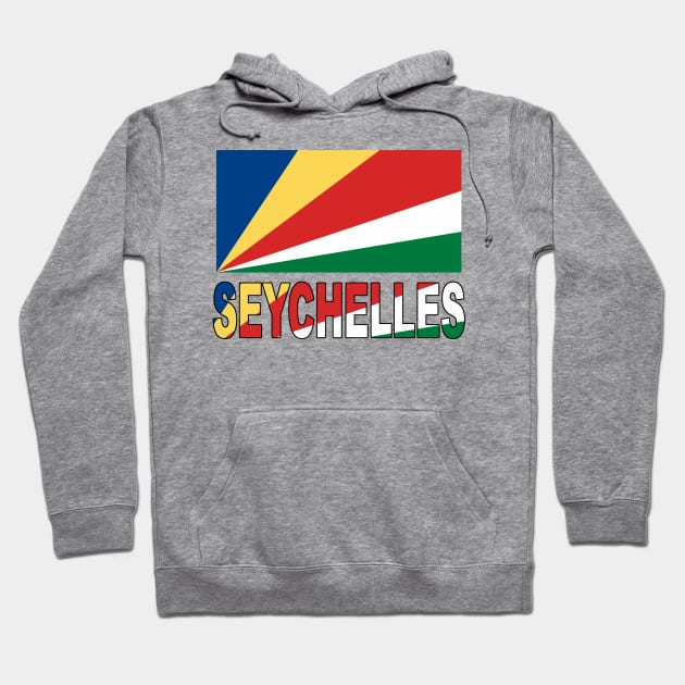 The Pride of the Seychelles - National Flag Design Hoodie by Naves